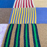 Plaid patchwork en laine
