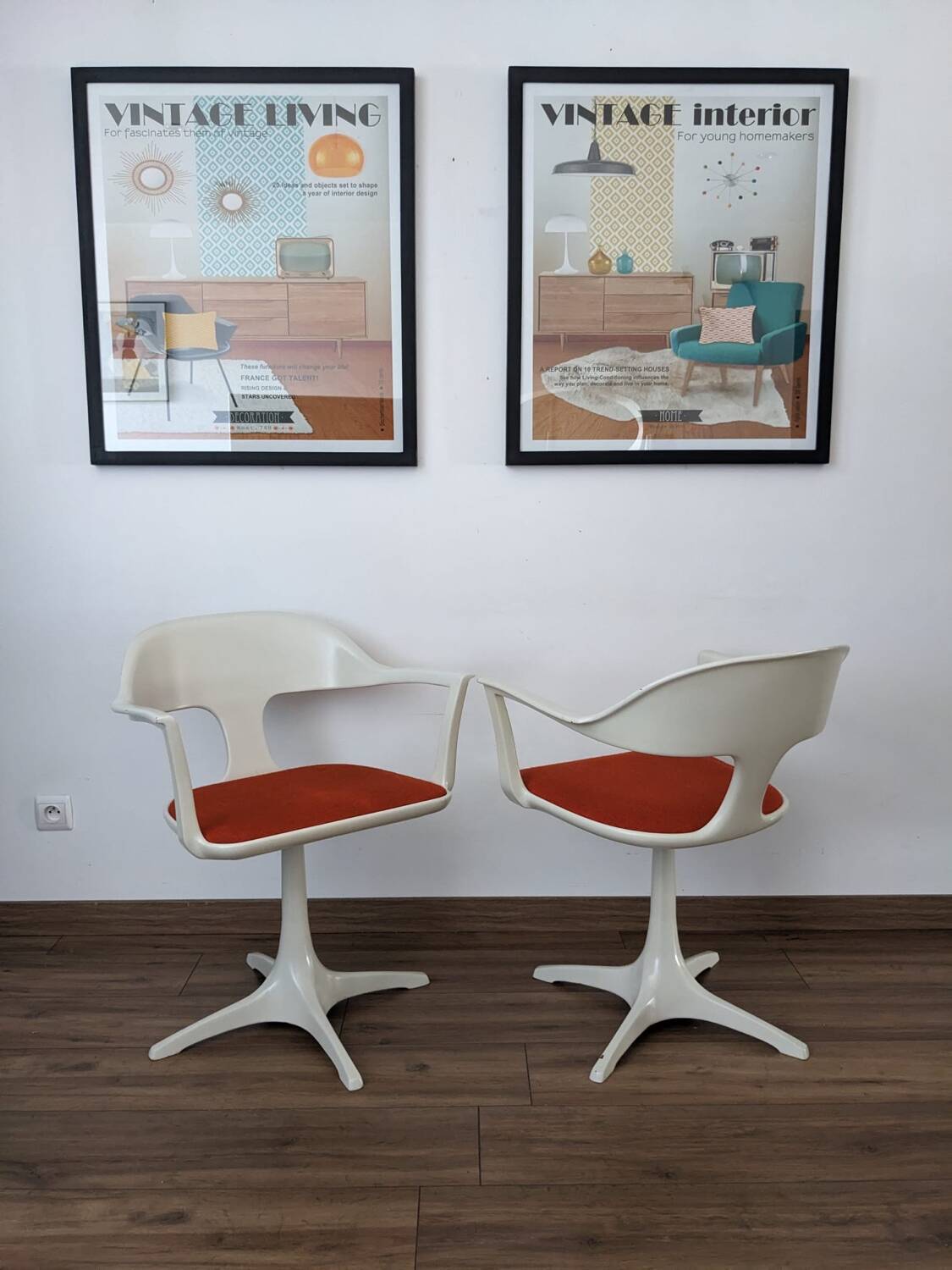 Table et chaises Space Age par Konrad Schäfer pour Lübke 1969