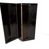 Postmodern five-panel room divider by doro with two asiatic elephants, italy