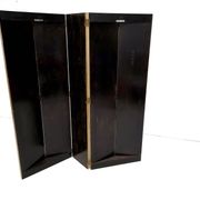 Postmodern five-panel room divider by doro with two asiatic elephants, italy