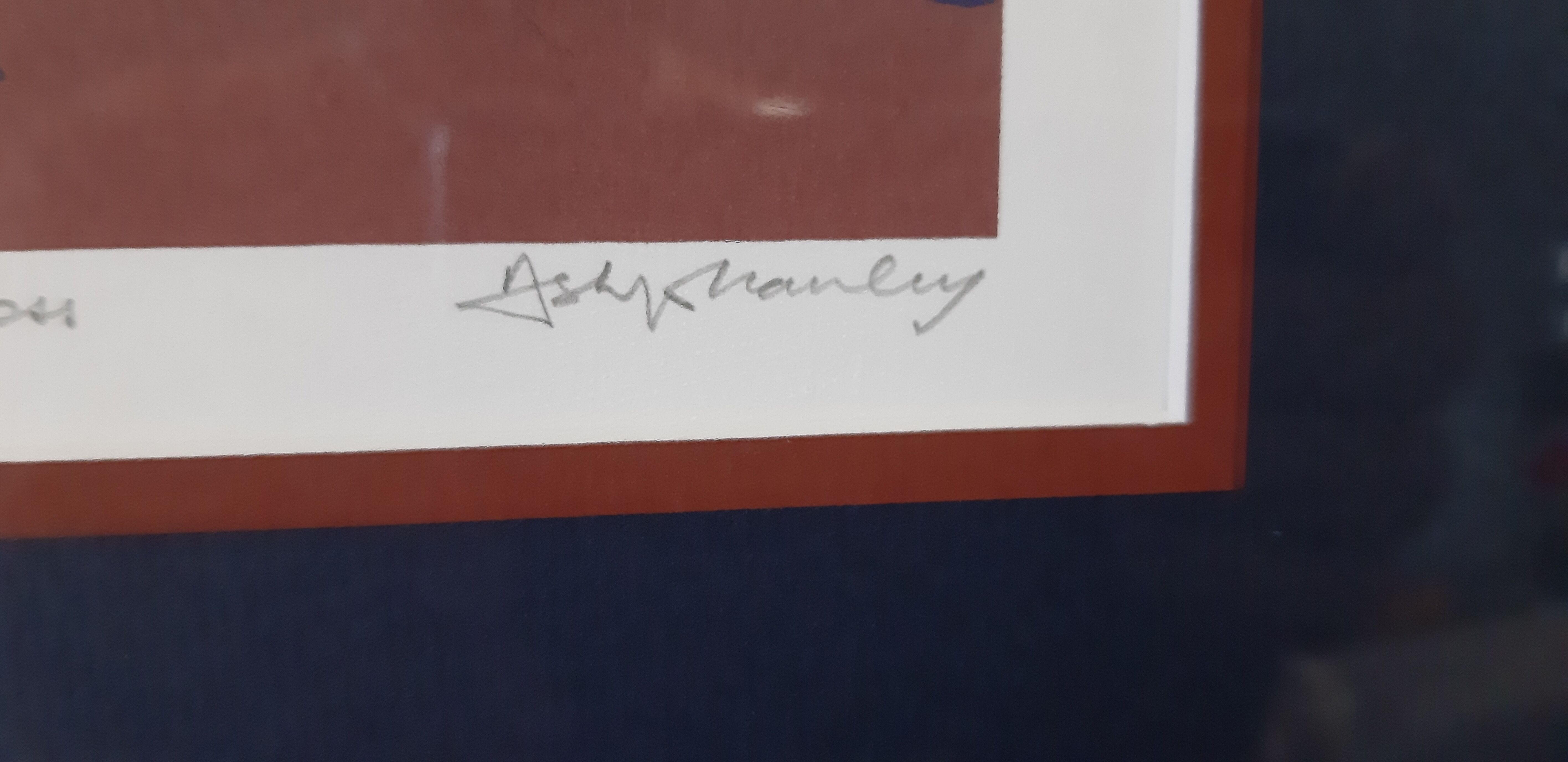 Engraving Signed by Aschley Manluy " Southern Cross "