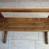 Rustic School Bench, 1950s