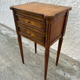 Pair of Louis XVI style bedside tables