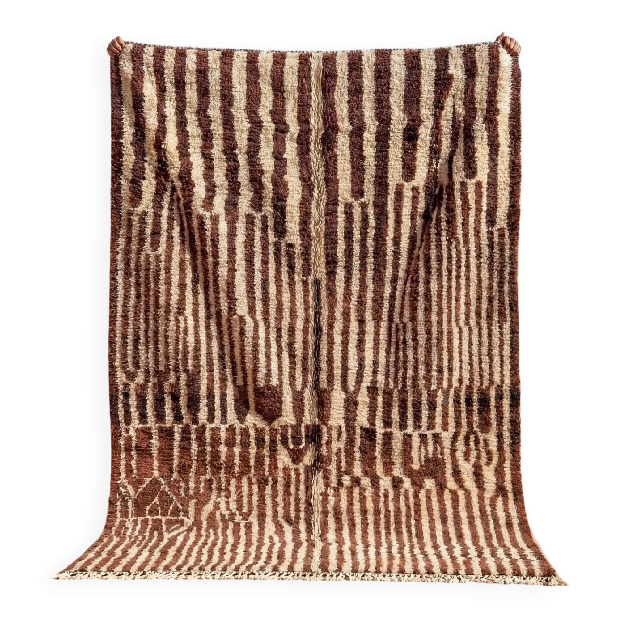 Handmade artisanal Berber rug 3x2 m