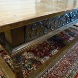 19th century walnut table