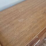 Vintage chest of drawers in modernist veneered wood from the 50s