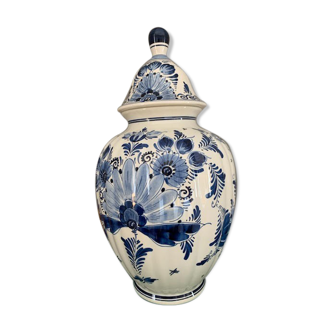 Covered Vase of Delft