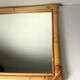 Miroir en rotin vintage