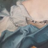 Portrait huile sur toile