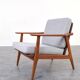 Fauteuil en teck danois des années 1960.