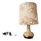 Vintage lamp with textured shade