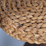 Original set of 4 tripod chairs by Frida Minet and Adrien Audoux, 1950s, France