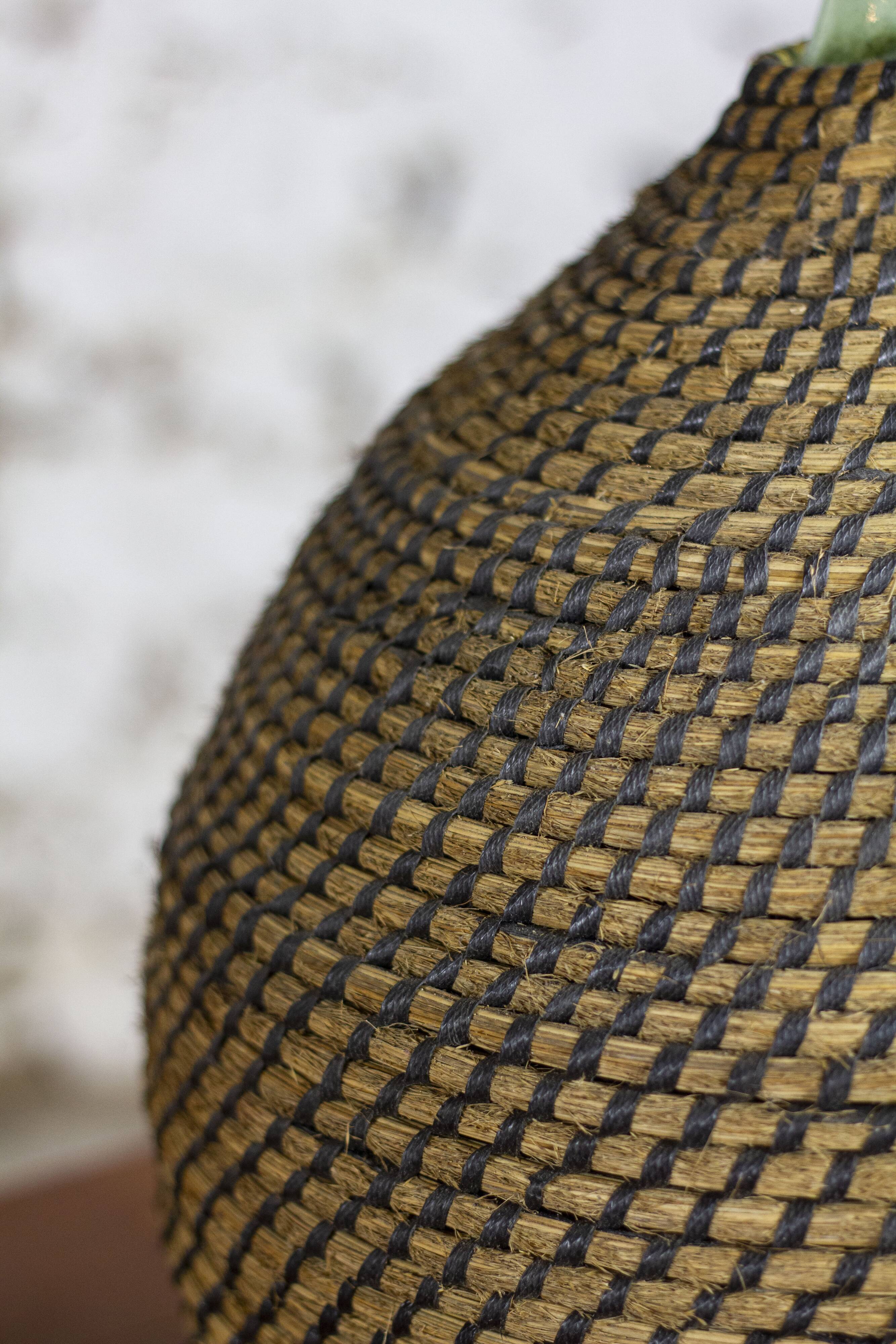 Dame-jeanne 50L recouverte de corde tressée