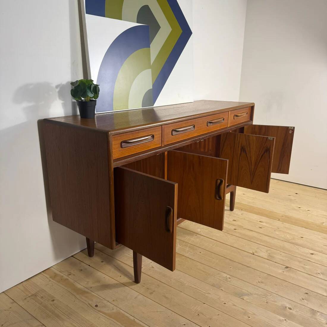 G-Plan teak sideboard – British mid-century design credenza