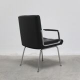 Executive leather armchair by Egon Eiermann for Wilde + Spieth, 1960s