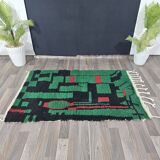 Handwoven Moroccan rug 3x2 m