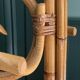 60s bamboo and rattan wardrobe