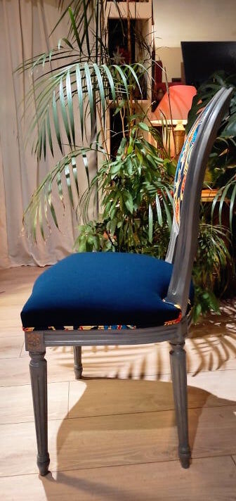 Chaise médaillon Louis XVI