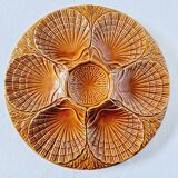 Ceramic Oyster Dish Made in Portugal in Barbotine