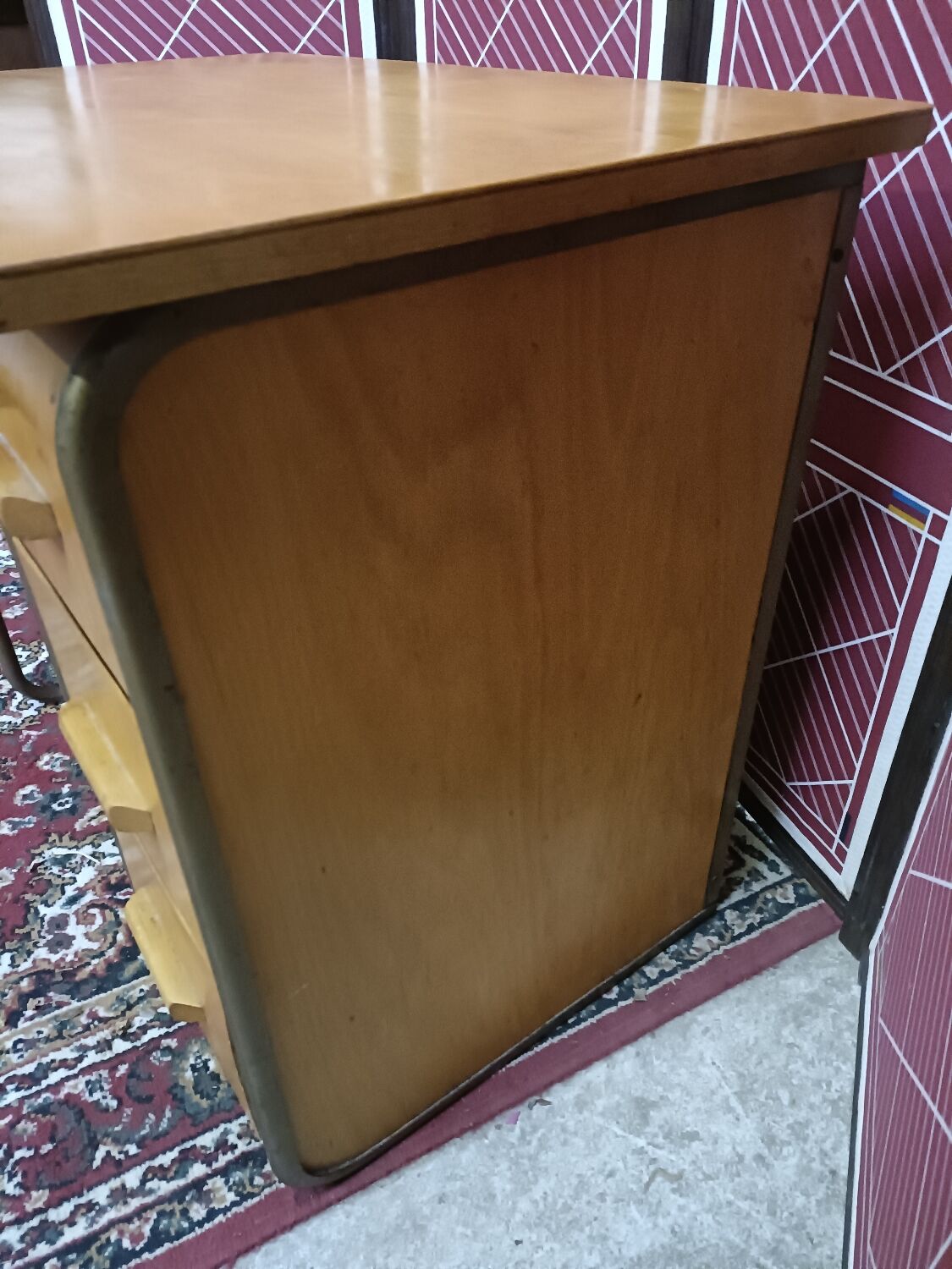 Vintage wooden desk, 50s