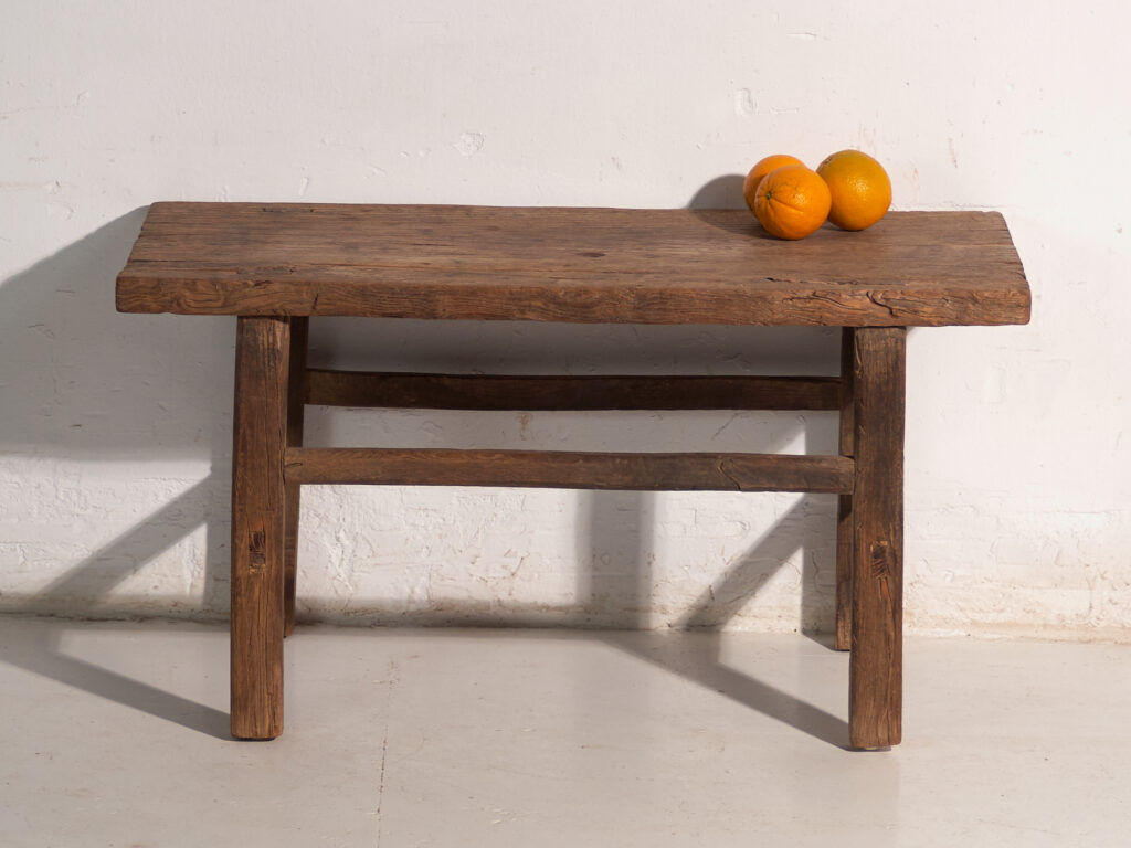 Antique pine coffee table – China, circa 1890