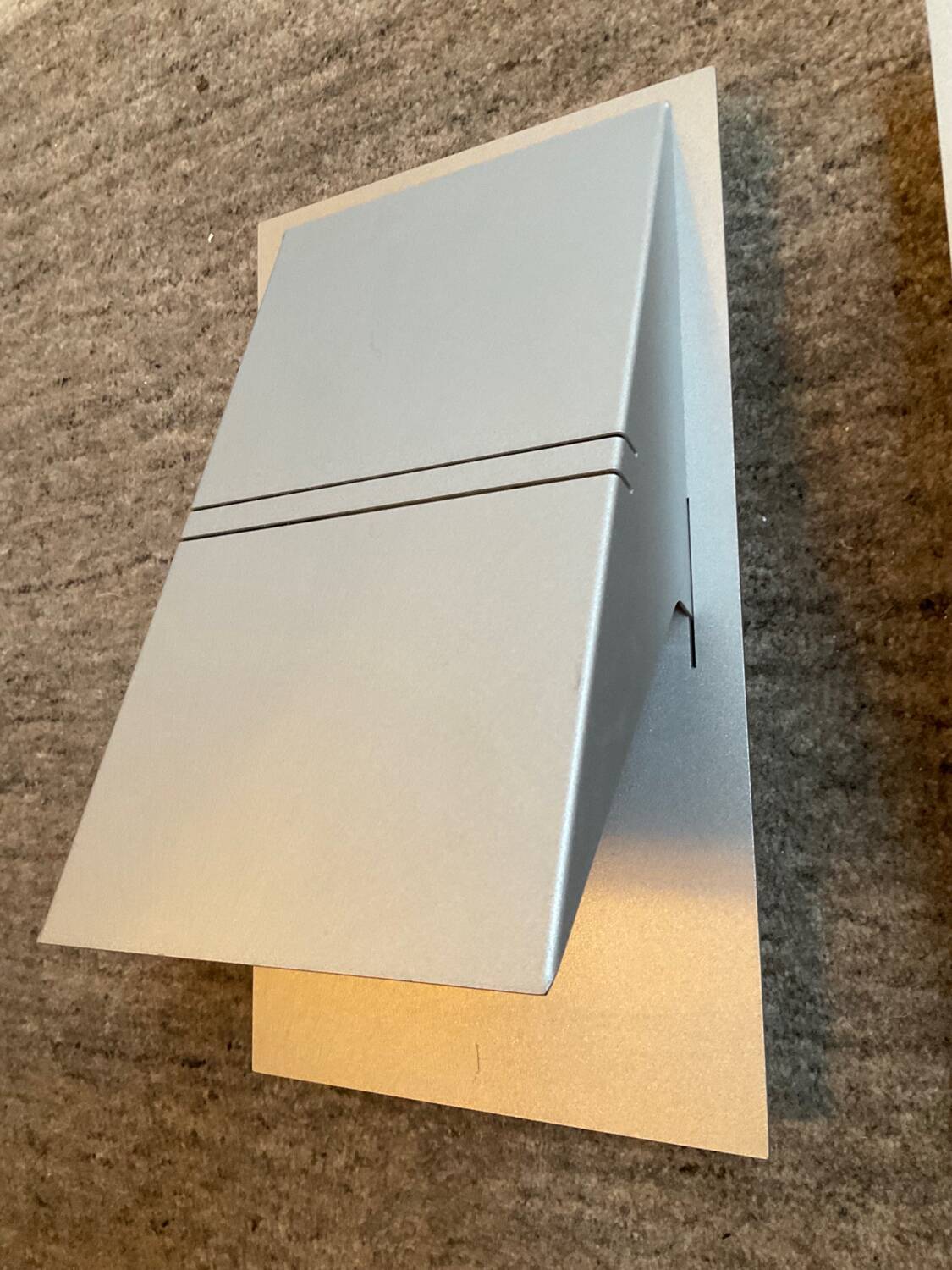 Pair of designer wall lights from the 80s-90s