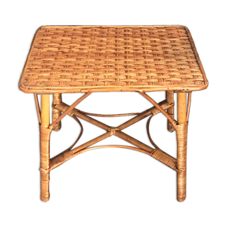Rattan table