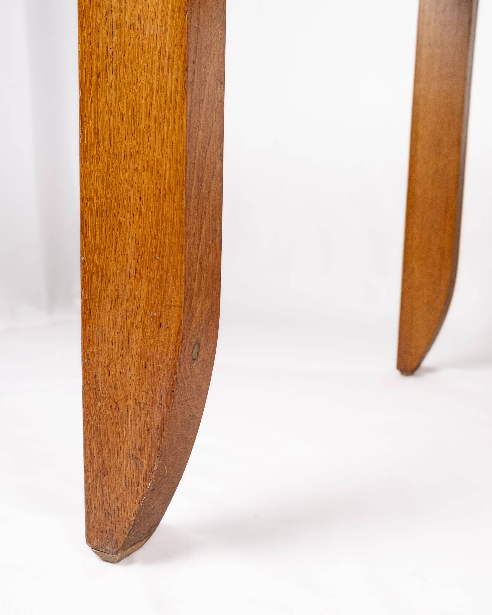 Extendable dining table, Calvados model, Guillerme and Chambron, 1960s