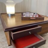 Italian coffee table in rosewood - 1960 - Saporiti