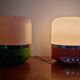 Set of Two Midcentury Table Lamps, Space Age, Adriano Rampoldi, Italy, 1970s