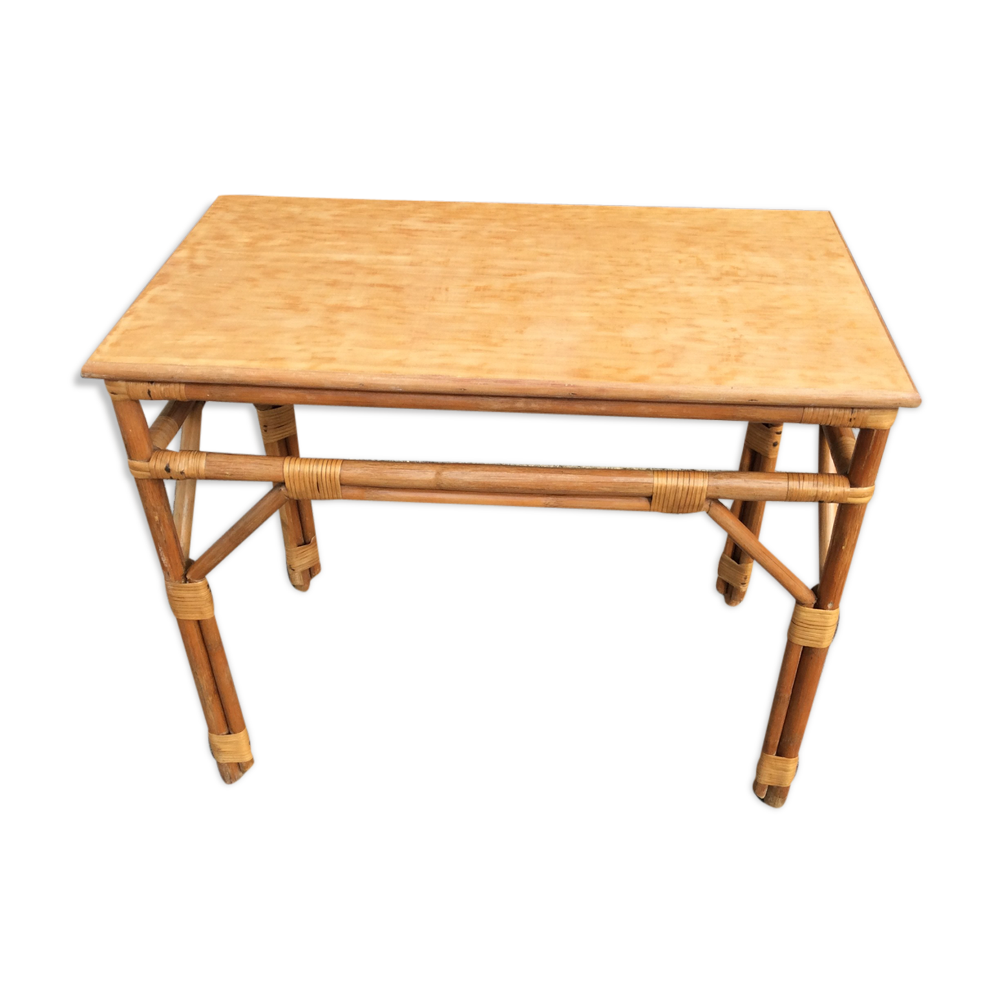 Table sam bamboo vintage 1960