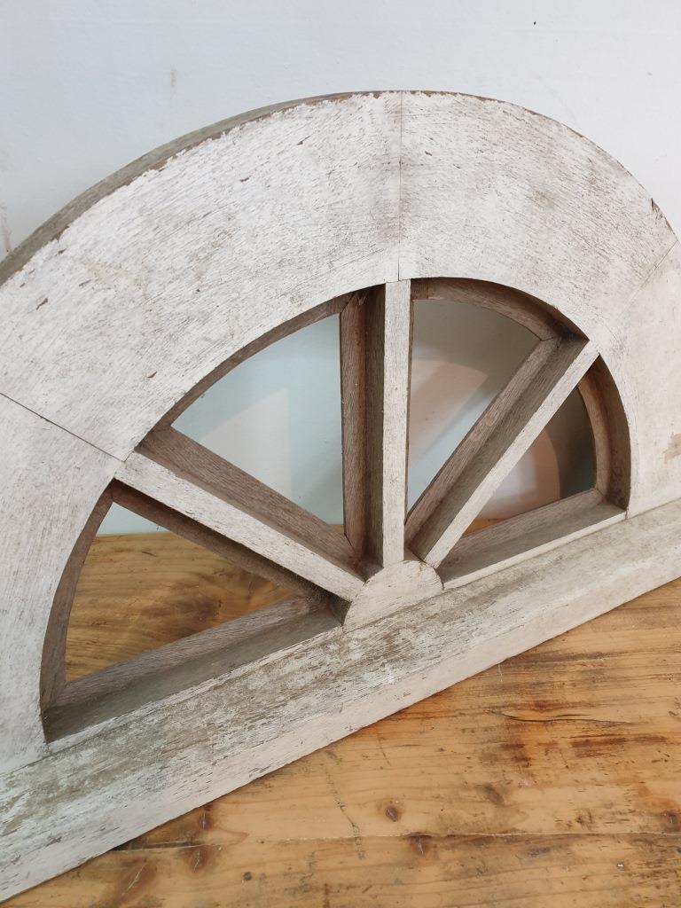 Old half moon window