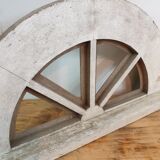 Old half moon window