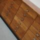 Dutch Oak Apothecary / Filing Cabinet or Sideboard, 1950s