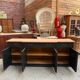 Large patinated sideboard from the 1950s.
