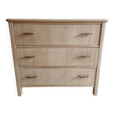 Commode 3 tiroirs rénovée pour chambre d'enfant