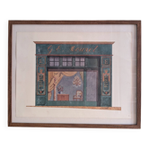 Lithographie "G. E. Mouret - brocante" – Catherine d'Ortoli