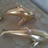Brass dolphins