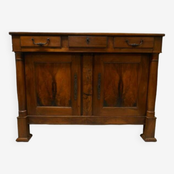 Empire walnut low sideboard