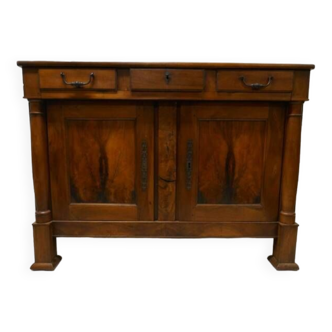 Empire walnut low sideboard