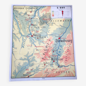 Old school map East / North