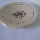 Vintage Digoin Sarreguemines plate with a round rim 200236