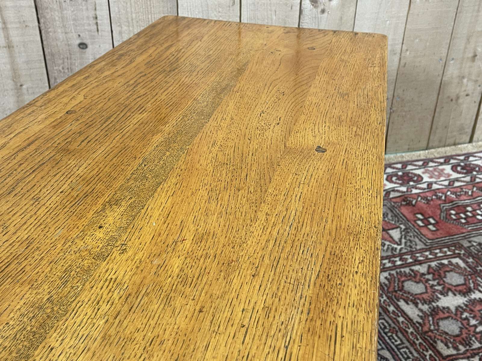 Oak coffee table from the 70s