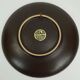 vintage ruscha 1960's 70's WALL PLATE fat lava bowl orange and white flower