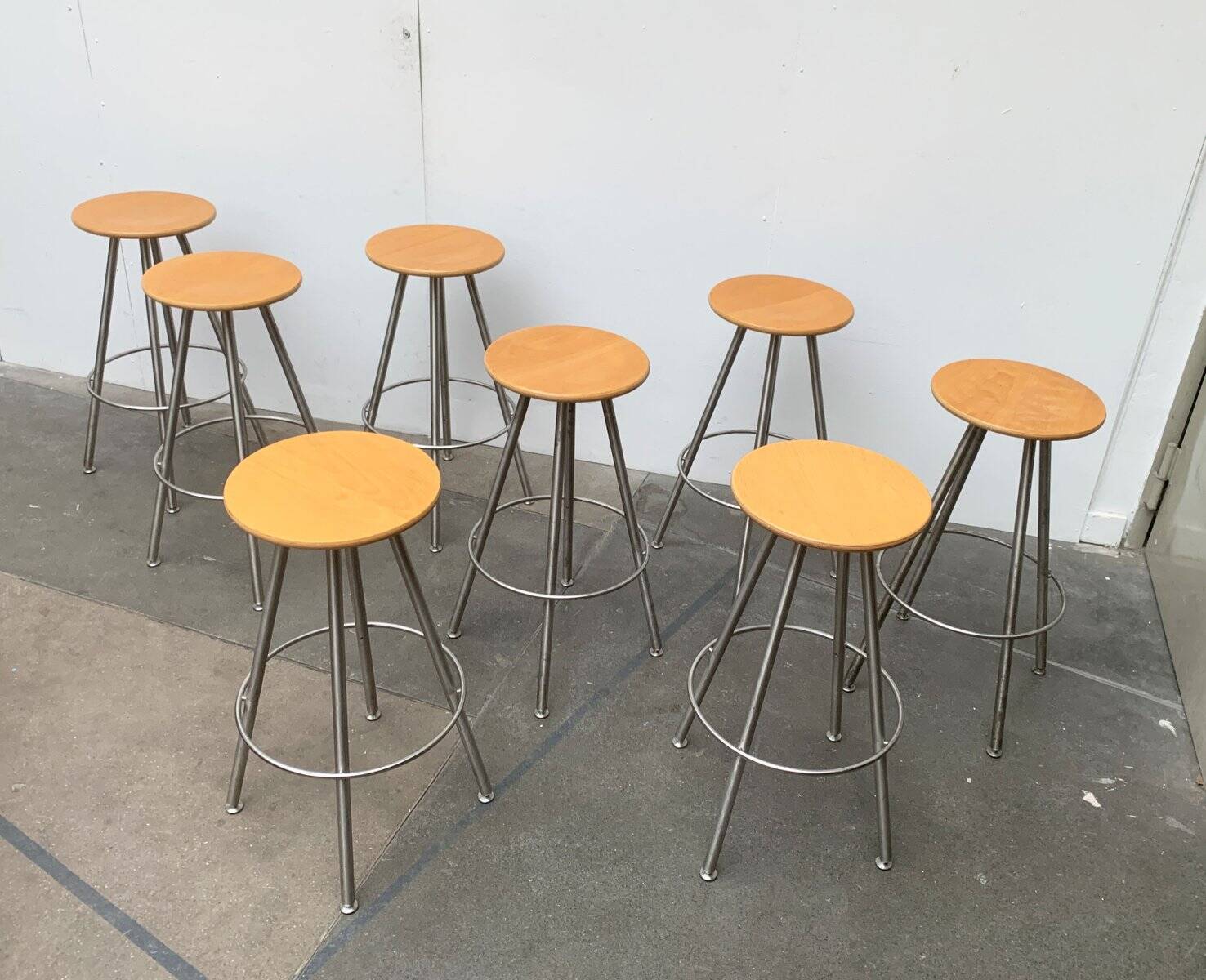 Set of German kitchen or bar stools Duktus by Bulthaup, Set of 2