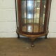 Walnut art deco showcase