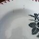 Vintage lot of 5 deep plates l’amandinoise café mars