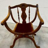 Dagobert armchair with red upholstery