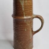 Pitcher in sandstone pyrity signed, years 60-70, 25 cm