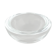 Murano heavy clear glass shell bowl, by Gino Cenedese Italy, 1960
